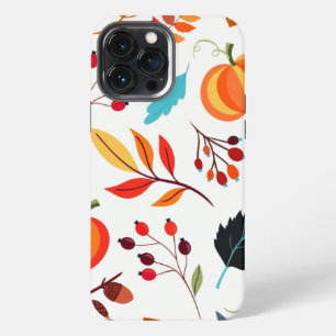 Etui iPhone 13 Pro Max Étui iPhone à motif d'automne