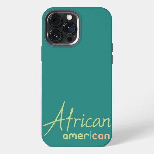Etui iPhone 13 Pro Max Étui iPhone Case-Mate Afro-Américain (Verso)