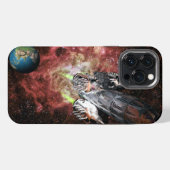 Etui iPhone 13 Pro Max Étui iPhone Case-Mate avec Terre et fusées (Verso Horizontal)