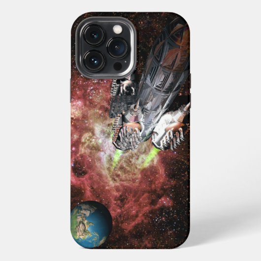 Etui iPhone 13 Pro Max Étui iPhone Case-Mate avec Terre et fusées (Verso)