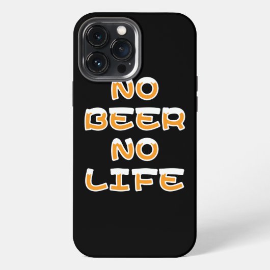 Etui iPhone 13 Pro Max Étui iPhone Case-Mate NO BEER NO LIFE (Verso)