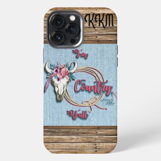 Etui iPhone 13 Pro Max Étui iPhone Country Girl (Verso)