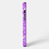 Etui iPhone 13 Pro Max Étui iPhone Love Text multilingue violet (Côté gauche)