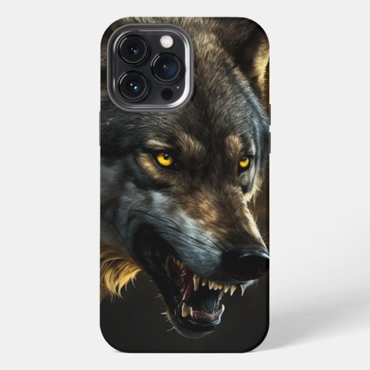 Etui iPhone 13 Pro Max Étui iPhone Proud Wolf (Verso)