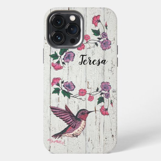 Etui iPhone 13 Pro Max Étui pour iPhone Case-Mate Colibri (Verso)