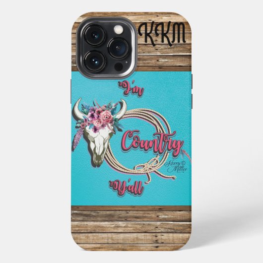 Etui iPhone 13 Pro Max Étui pour iPhone Country Girl (Verso)