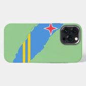 Etui iPhone 13 Pro Max Étui pour iPhone / iPad avec drapeau d'Aruba (Verso Horizontal)