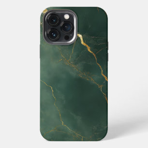 Etui iPhone 13 Pro Max Étui pour iPhone / iPad en marbre bleu élégant