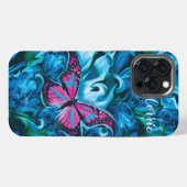 Etui iPhone 13 Pro Max Étui pour iPhone papillon (Verso Horizontal)