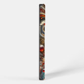 Etui iPhone 13 Pro Max Étui robuste Celestial Pomegranate Symphony (Côté droit)