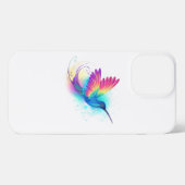 Etui iPhone 13 Pro Max Exotic Rainbow Hummingbird (Verso Horizontal)