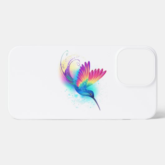 Etui iPhone 13 Pro Max Exotic Rainbow Hummingbird (Verso Horizontal)