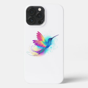 Etui iPhone 13 Pro Max Exotic Rainbow Hummingbird