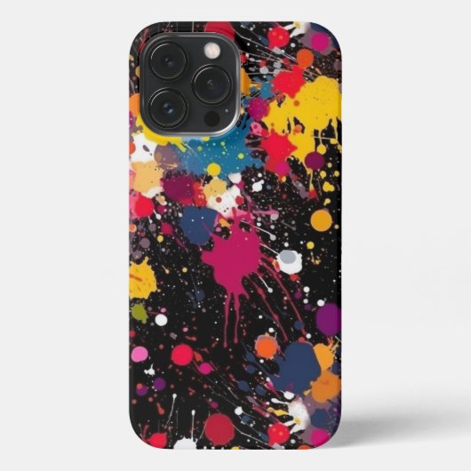 Etui iPhone 13 Pro Max Explosion de couleur (Verso)