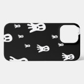 Etui iPhone 13 Pro Max Fantômes d'Halloween foncé (Verso Horizontal)