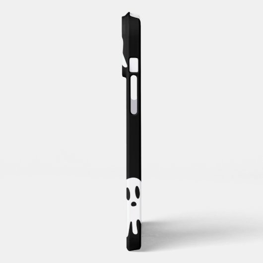 Etui iPhone 13 Pro Max Fantômes d'Halloween foncé (Côté gauche)