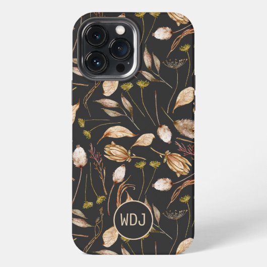 Etui iPhone 13 Pro Max Feuillage Bohème (Verso)