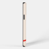 Etui iPhone 13 Pro Max Feuilles de cèdre sur un étui d'iPhone (Côté droit)