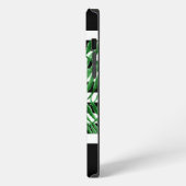 Etui iPhone 13 Pro Max Feuilles de palme tropicales personnalisées Blancs (Côté gauche)