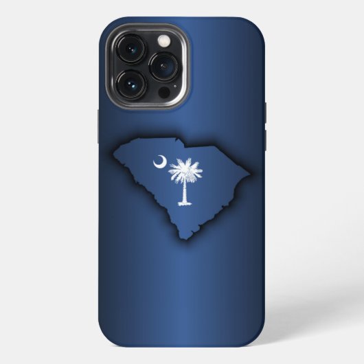 Etui iPhone 13 Pro Max Fierté de Caroline du Sud (Verso)