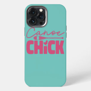 Etui iPhone 13 Pro Max Fille de canotage en canoë Poule Canot Canoë Poule