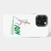 Etui iPhone 13 Pro Max Fille en train de courir (Verso Horizontal)