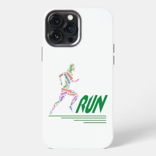 Etui iPhone 13 Pro Max Fille en train de courir (Verso)