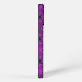 Etui iPhone 13 Pro Max Fleurs Artdeco dans le style rétro (Côté droit)