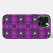 Etui iPhone 13 Pro Max Fleurs Artdeco dans le style rétro (Verso Horizontal)