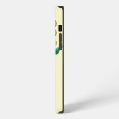 Etui iPhone 13 Pro Max Fleurs de lavande de bourdon Jaune (Côté gauche)