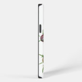 Etui iPhone 13 Pro Max fleurs de violette chardon (Côté droit)