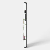 Etui iPhone 13 Pro Max fleurs de violette chardon (Côté gauche)