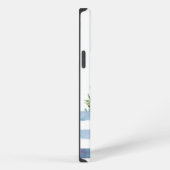 Etui iPhone 13 Pro Max Fleurs Succulentes Rayures Cactus (Côté droit)