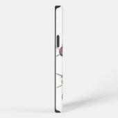 Etui iPhone 13 Pro Max Fleurs violettes de chardon (Côté droit)