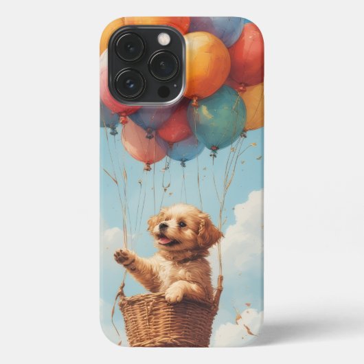 Etui iPhone 13 Pro Max Flying Puppy (Verso)