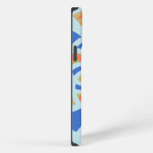 Etui iPhone 13 Pro Max Fond de cubisme moderne (Côté droit)