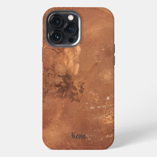 Etui iPhone 13 Pro Max Fond de cuivre (Verso)