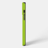Etui iPhone 13 Pro Max Fond vert uni (Côté gauche)
