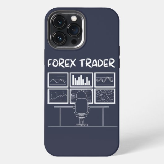 Etui iPhone 13 Pro Max Forex Trader Funny Logo (Verso)