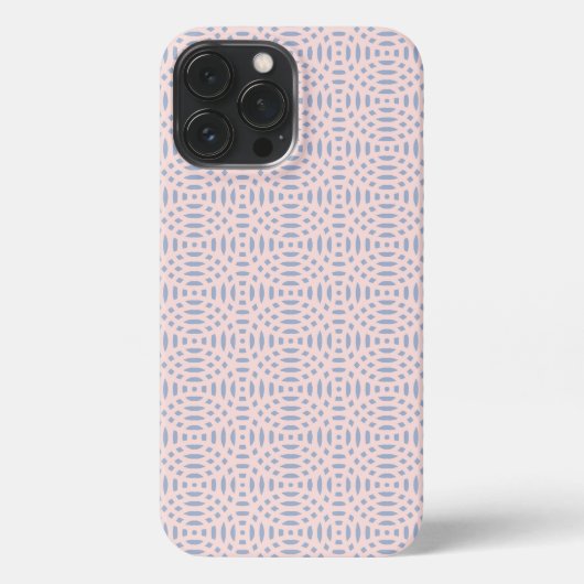 Etui iPhone 13 Pro Max formes circulaires motif transparent (Verso)