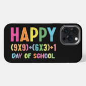 Etui iPhone 13 Pro Max Formule Mathématique 100 Jours D'école Drôle Prof (Verso Horizontal)