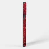 Etui iPhone 13 Pro Max Framboises rouges (Côté droit)