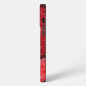 Etui iPhone 13 Pro Max Framboises rouges (Côté gauche)