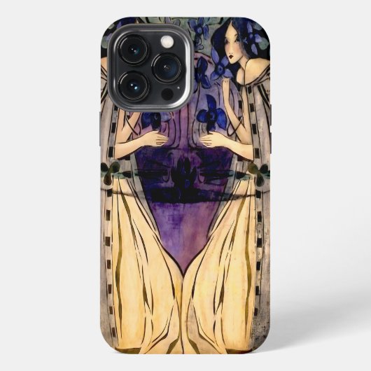 Etui iPhone 13 Pro Max Frances MacDonald - Printemps (Verso)