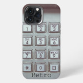 Etui iPhone 13 Pro Max Funny Retro Payphone (Verso)