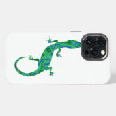 Etui iPhone 13 Pro Max Gecko vert (Verso Horizontal)