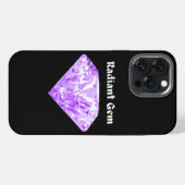 Etui iPhone 13 Pro Max Gem rayonnant (Verso Horizontal)