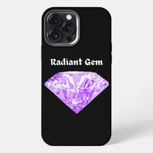Etui iPhone 13 Pro Max Gem rayonnant (Verso)