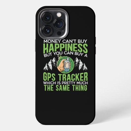 Etui iPhone 13 Pro Max Geocaching Geocacher Cache GPS Tracking Treasure (Verso)