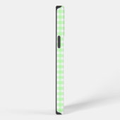 Etui iPhone 13 Pro Max gingham vert citron (Côté droit)